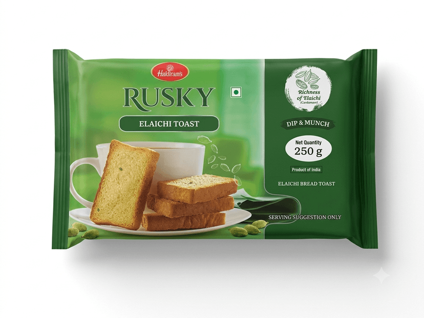 Haldiram's Rusky Elaichi Toast 250 g