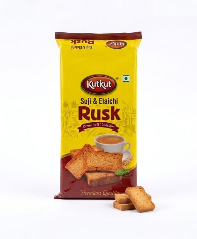 KutKut Suji & Elaichi Rusk 500 g